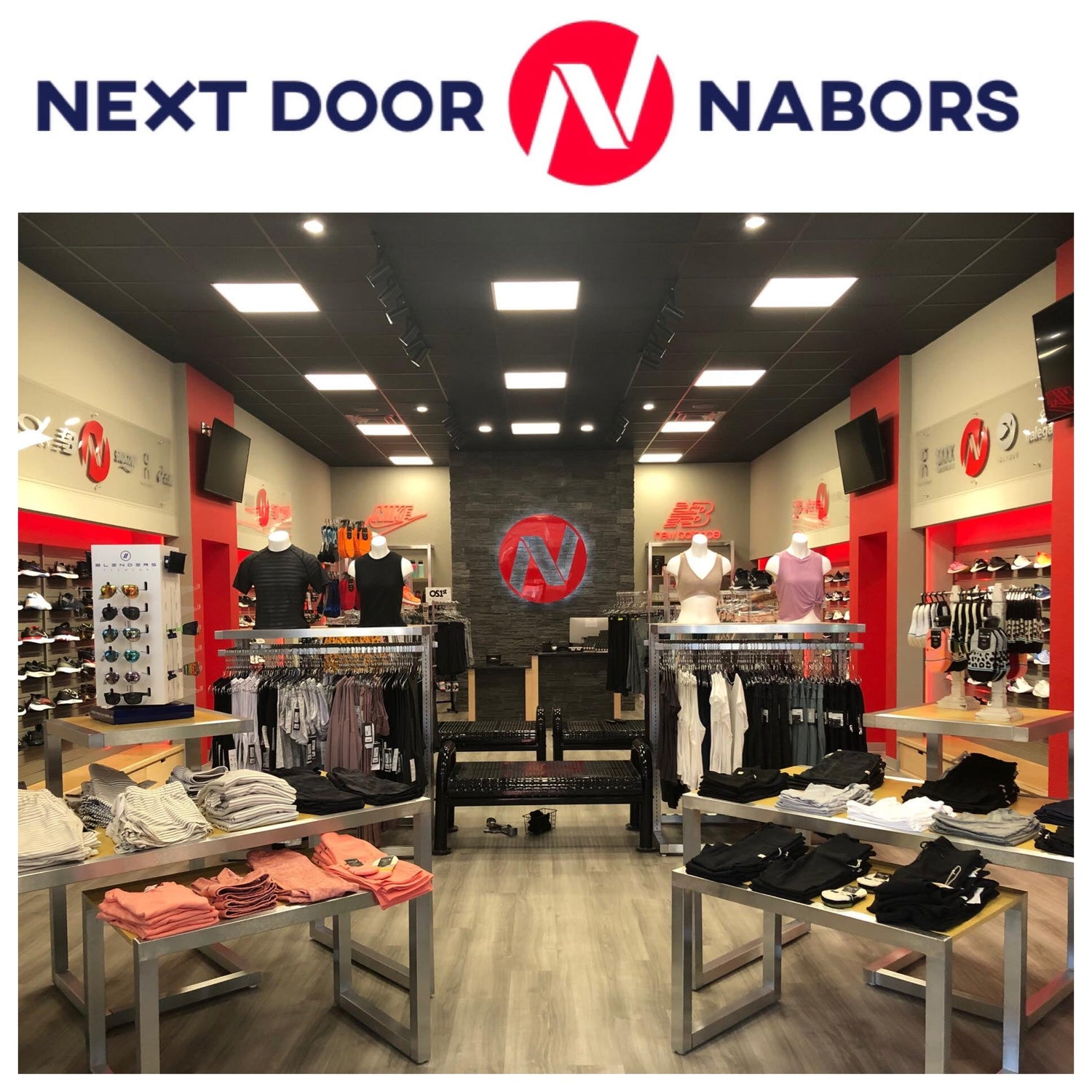 in store Next Door Nabors with products such as apparel and shoes